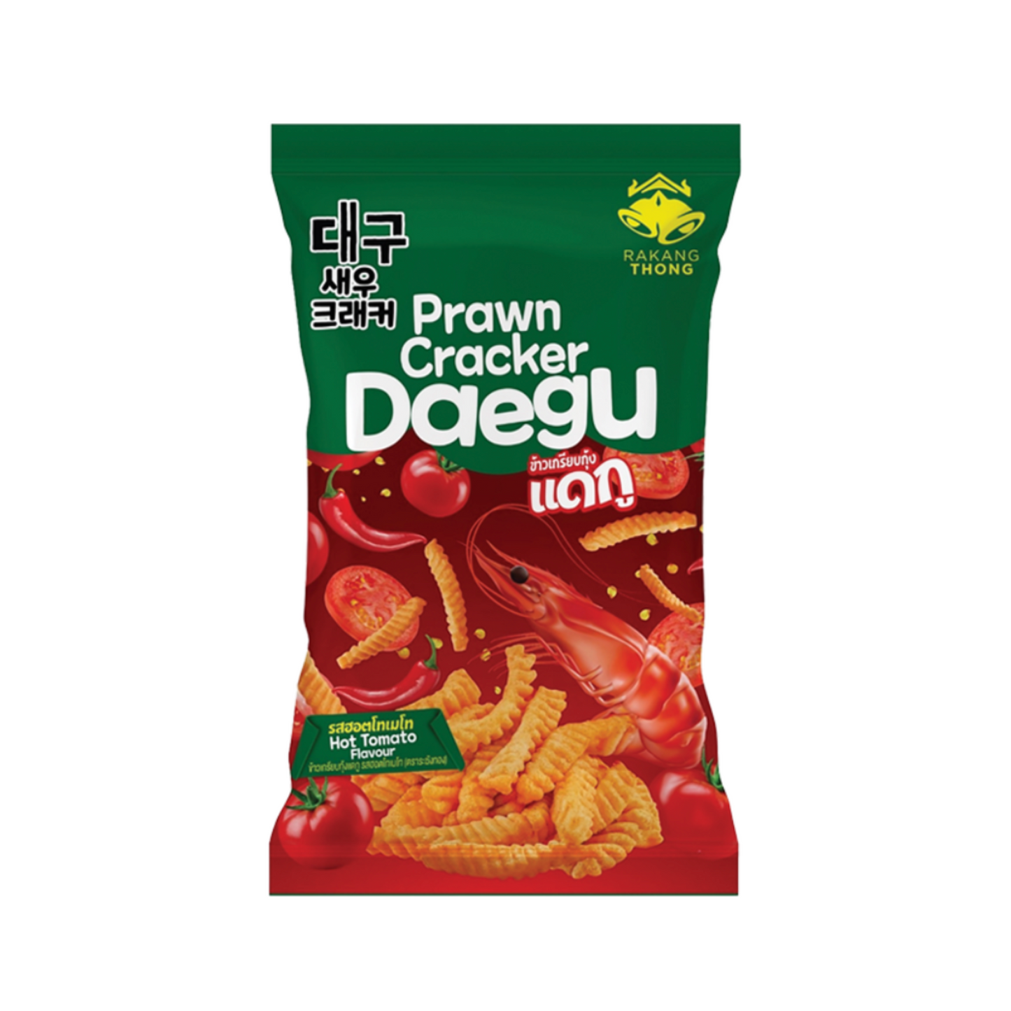 Daegu Prawn Crackers Hot Tomato 75g